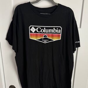 Columbia Men's Black Graphic Tee